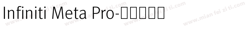 Infiniti Meta Pro字体转换